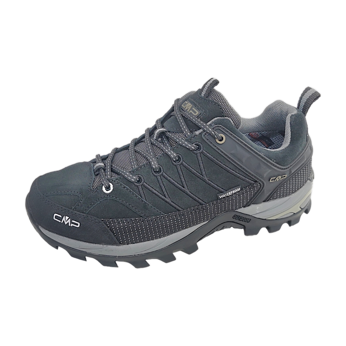 CMP Sportschuhe Herren Outdoorschuhe Wanderschuh Schwarz Wandern (nero/grey 73UC, Größe 46 EU)