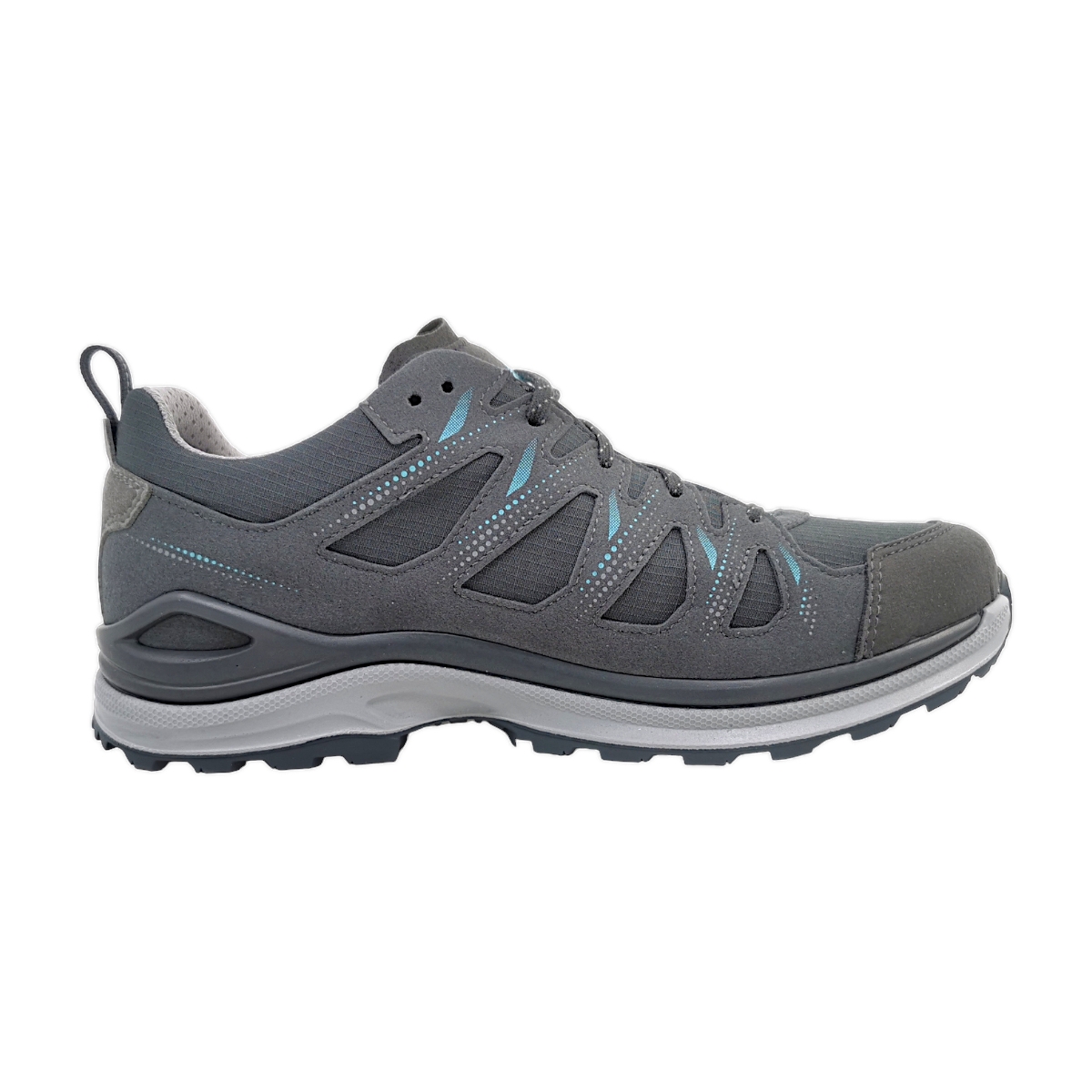 Lowa INNOX EVO II GTX Ws Sportschuhe Herren Wanderschuh Grau Freizeit (9727- Graphit/Arktis, Größe 42.5 EU)