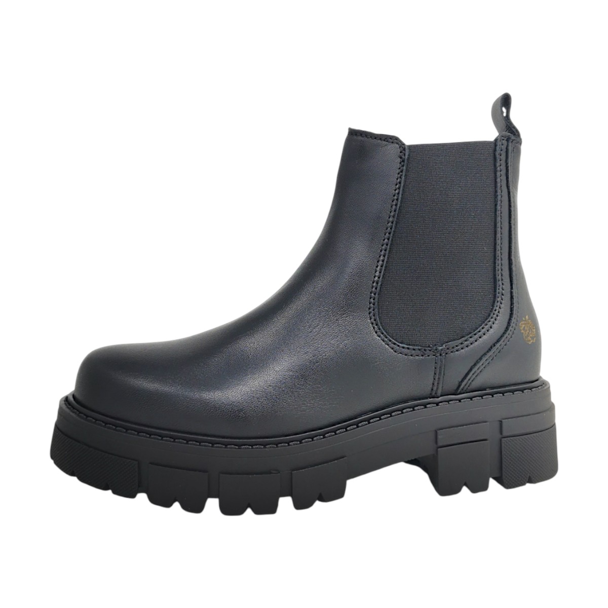 Apple of Eden Damenschuhe Stiefeletten Schlupfstiefel Schwarz Freizeit