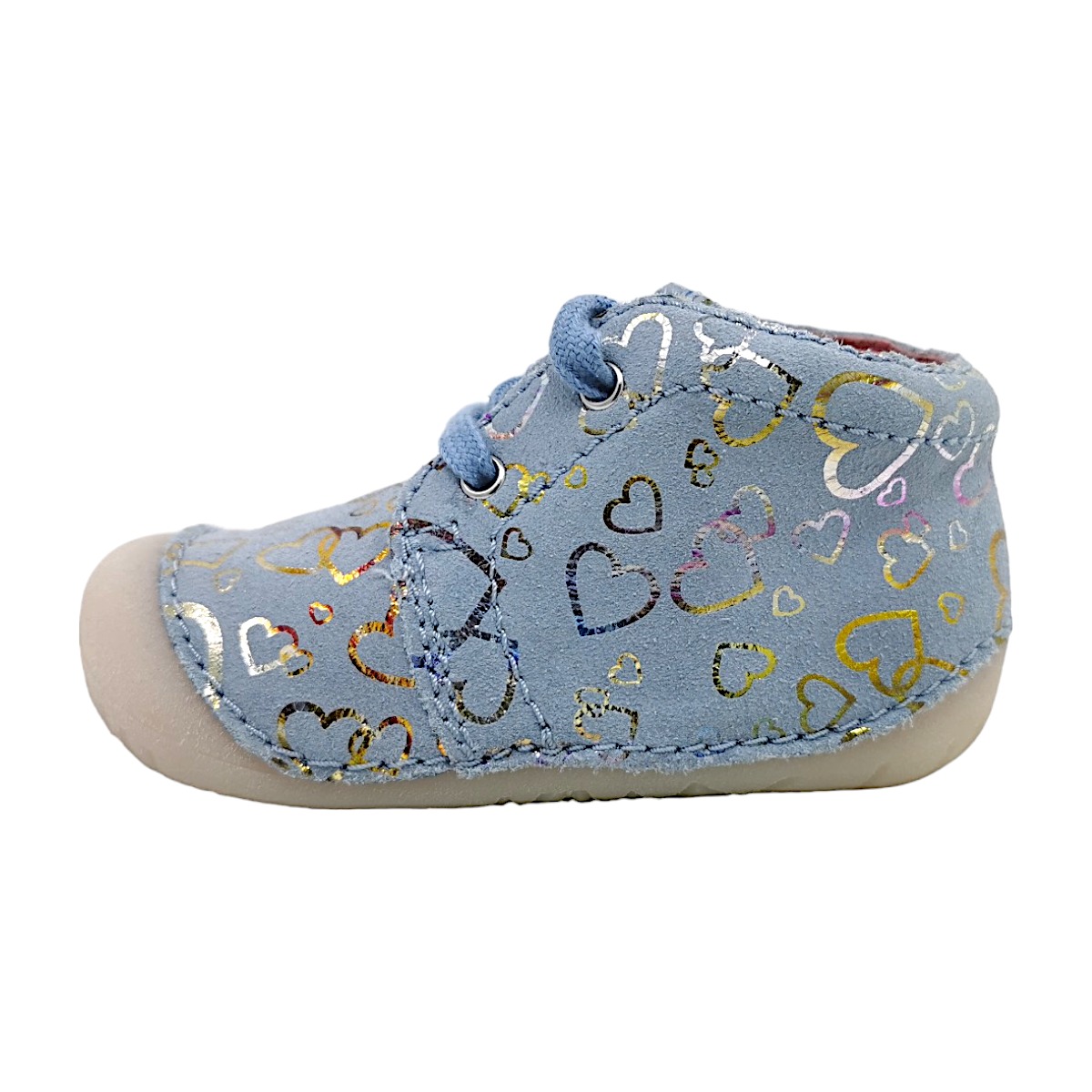 Richter Kinderschuhe Mädchen Halbschuhe Schnürer Lauflernschuh Blau