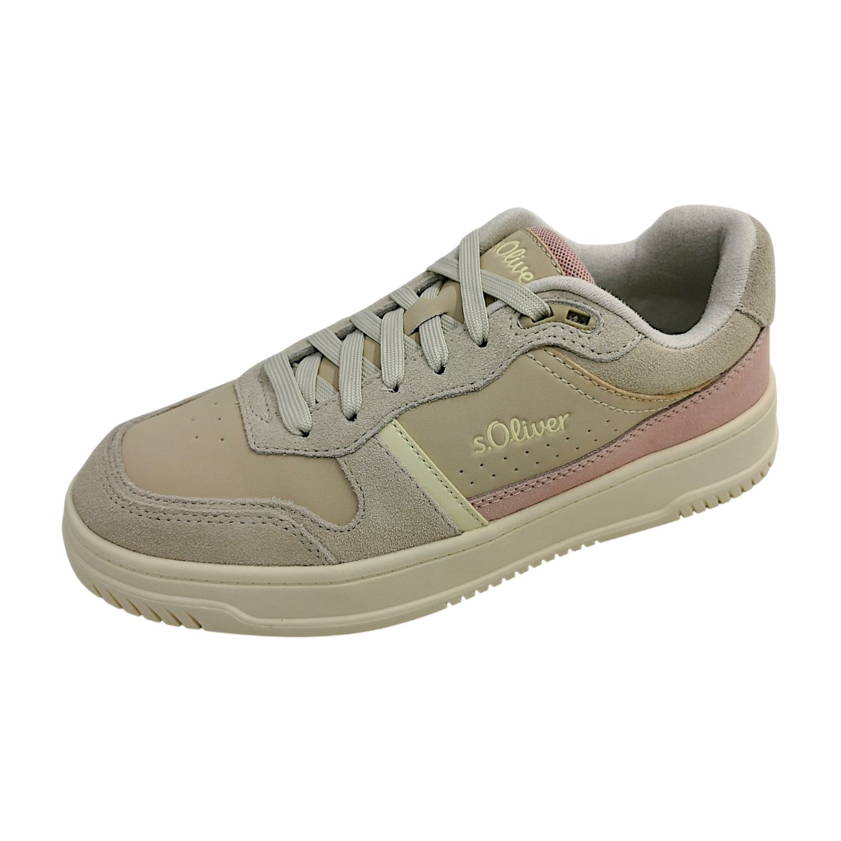 s.Oliver Damenschuhe Schnürschuhe Sportive sportlicher Schnürer Beige Freizeit (rose/beige 41D1, Gr. 1:36) s.Oliver Damenschuhe Schnürschuhe Sportive sportlicher Schnürer Beige Freizeit (rose/beige 41D1, Gr. 1:36)