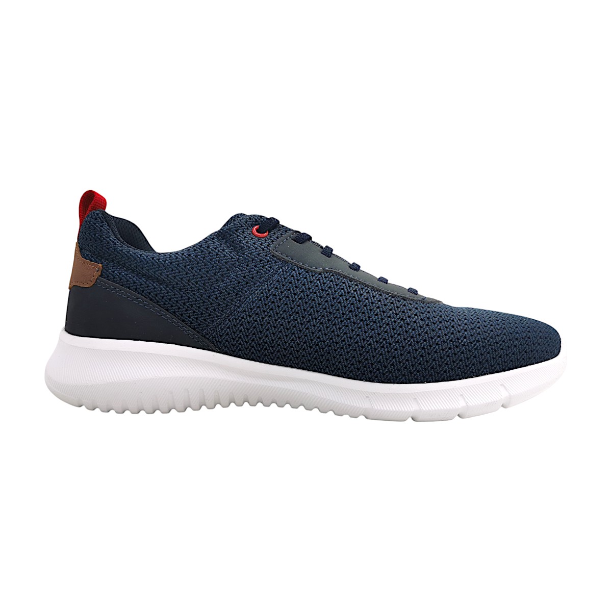 Geox Herrenschuhe sportlicher Schnürer Blau (navy C4002, Größe 45 EU)