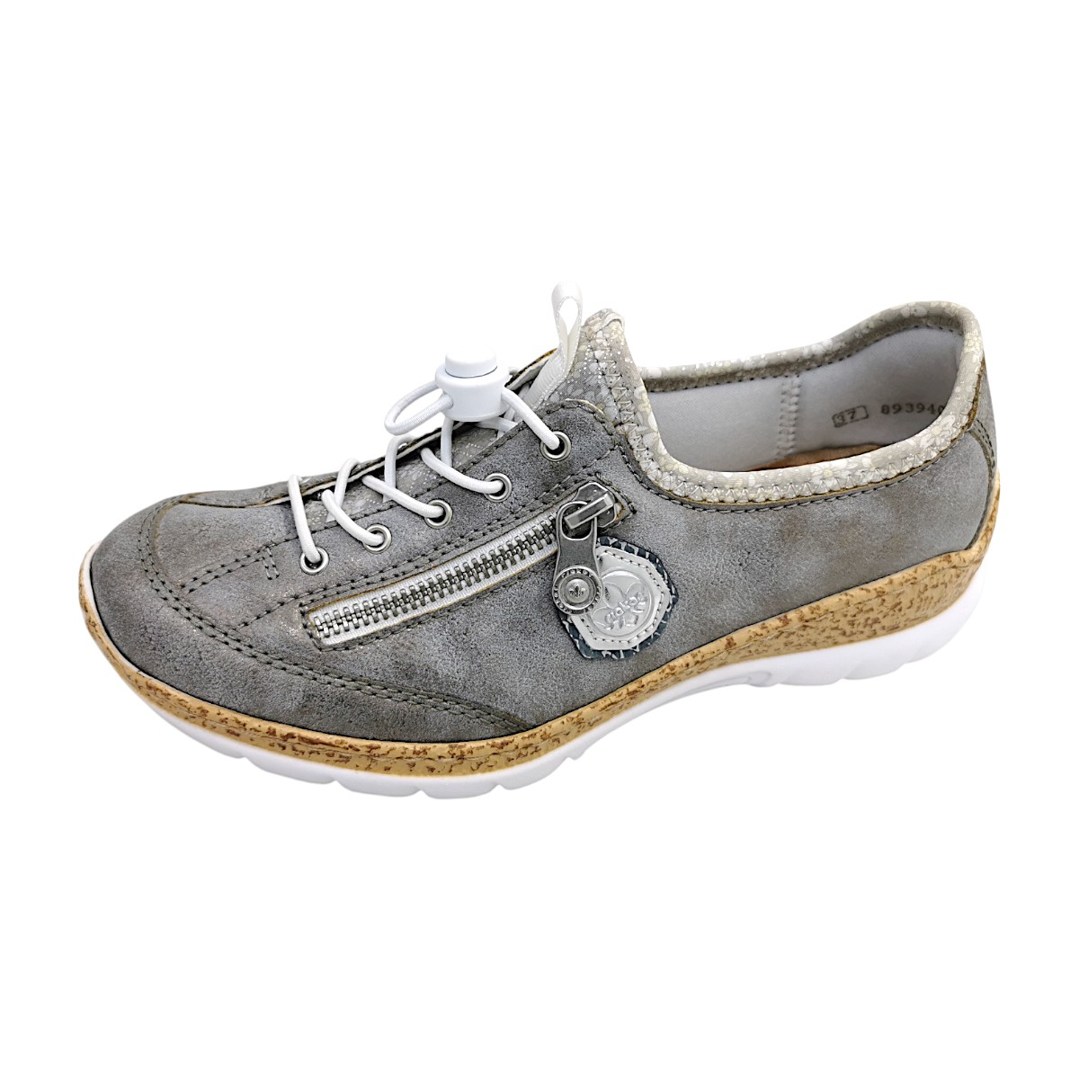Rieker N4263-40 Grau grey/silver