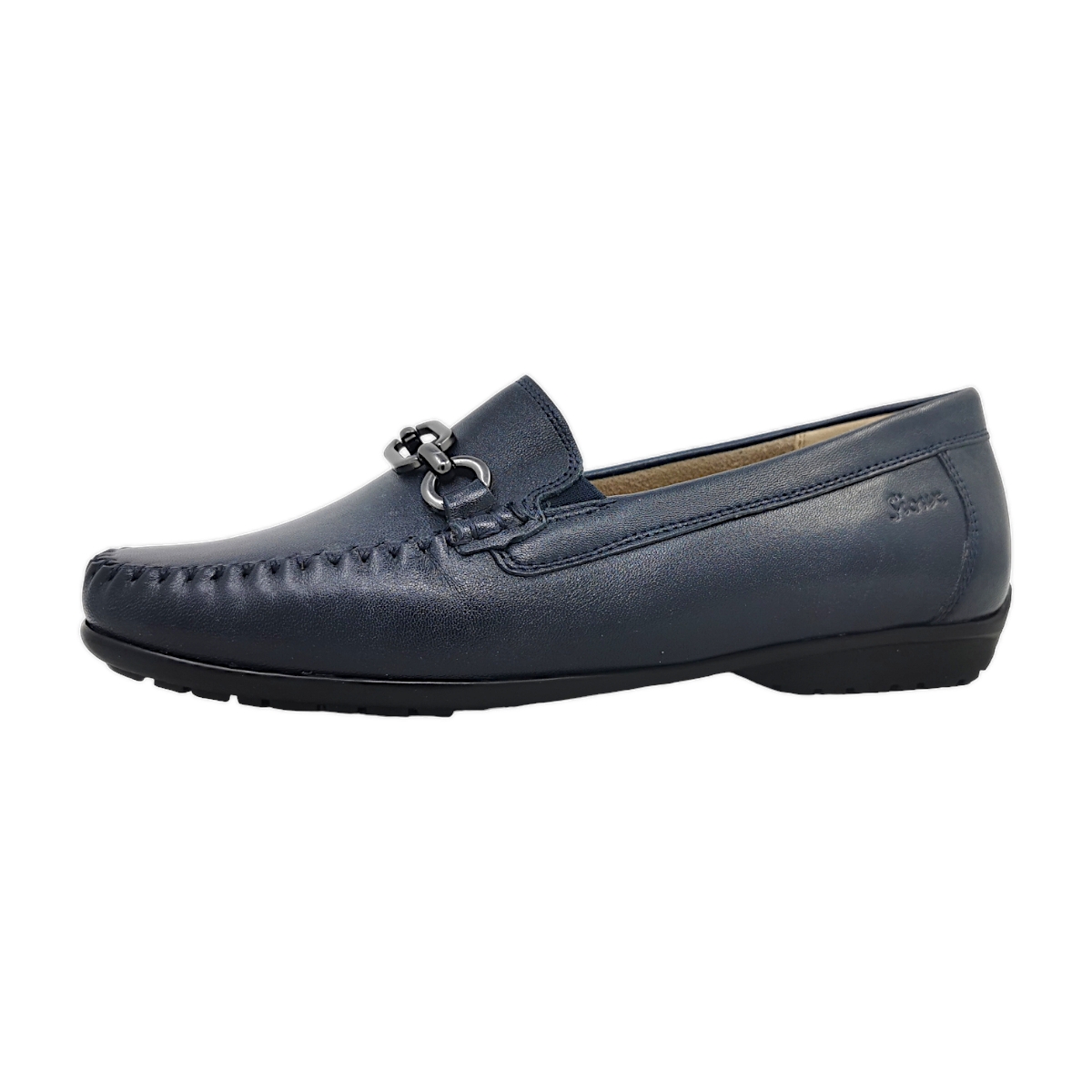 Sioux Damenschuhe Halbschuhe Mokassin Schwarz Freizeit