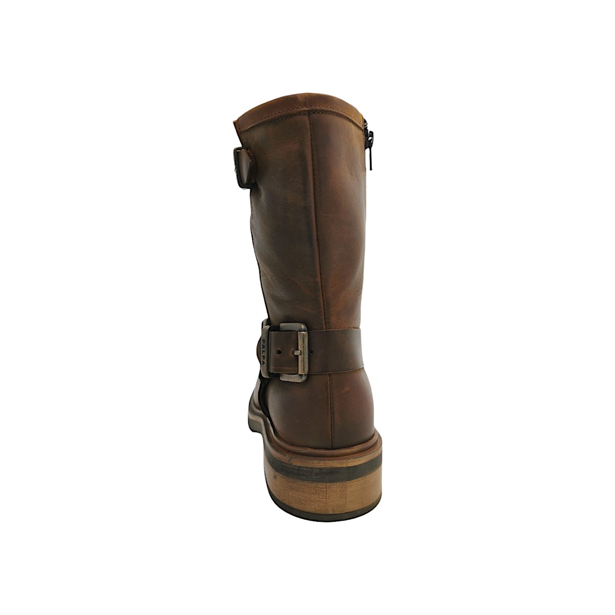 Palpa Damenschuhe Stiefel Reißverschluss Braun Freizeit (tabaco, Größe 42 EU)