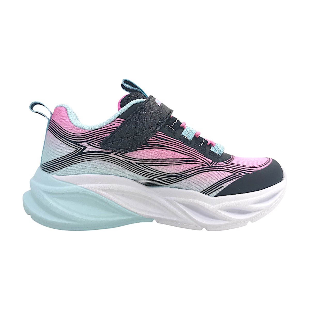 Skechers S-Lights Cosmic Glow 303712L BKMT Rosa black/multi BKMT