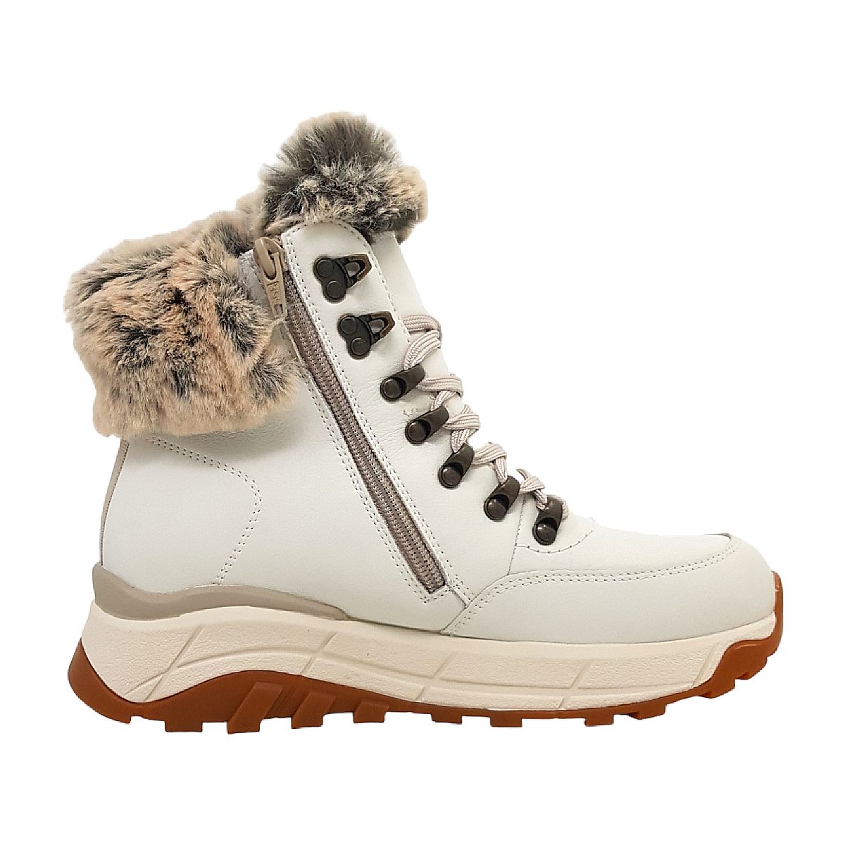 Rieker Rock W0063-80 Weiß offwhite/murmel Rieker Rock W0063-80 Weiß offwhite/murmel