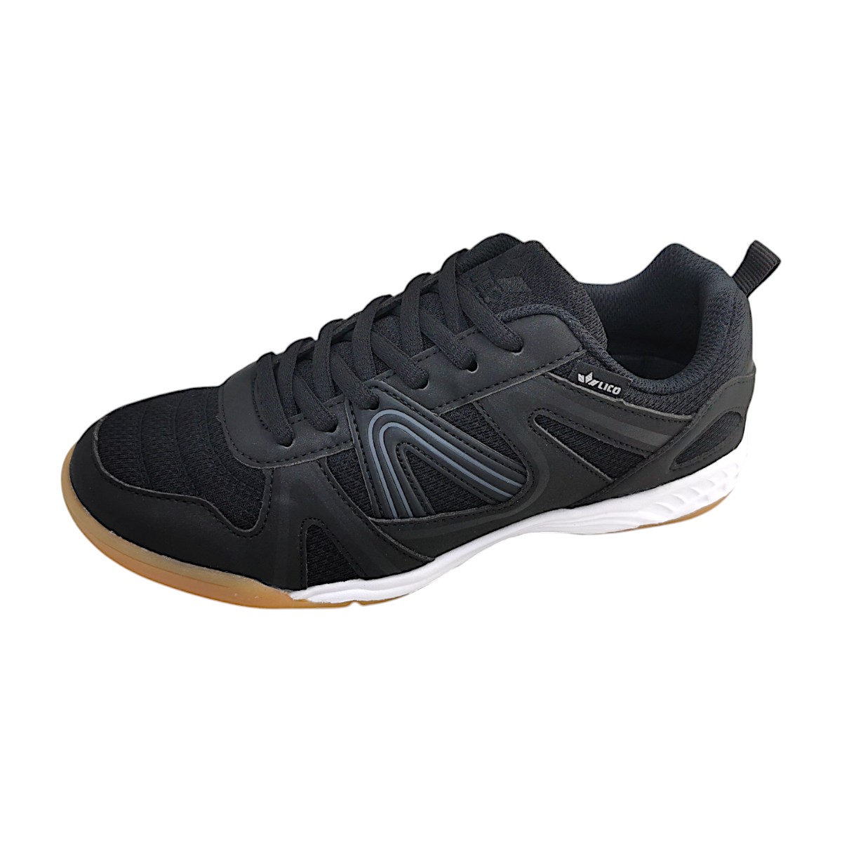 Lico SL Fit Indoor Sportschuhe Hallenschuh Schwarz (black, Größe 36 EU)