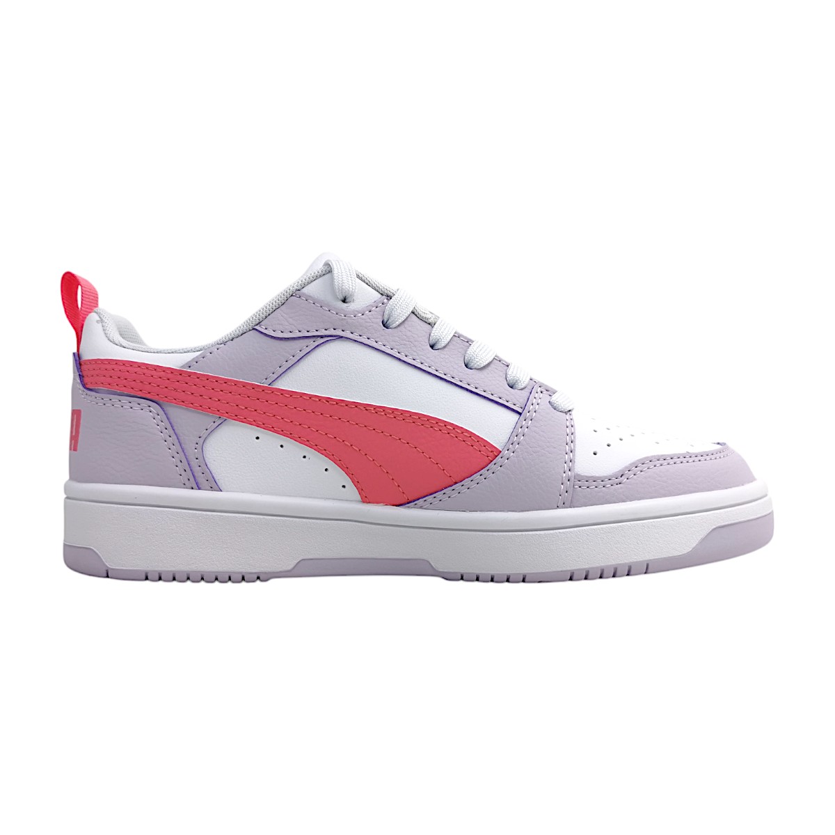 Puma Rebound Jr 393833/022 Weiß weiß/lilac 022 Puma Rebound Jr 393833/022 Weiß weiß/lilac 022