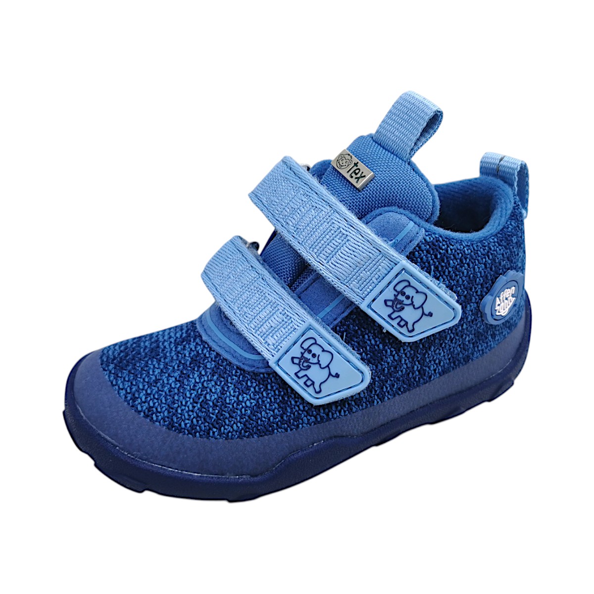 Affenzahn Happy Elephant Jungen Halbschuhe Wasserdicht Barfußschuhe Blau (blau 690, Größe 26 EU) Affenzahn Happy Elephant Jungen Halbschuhe Wasserdicht Barfußschuhe Blau (blau 690, Größe 26 EU)