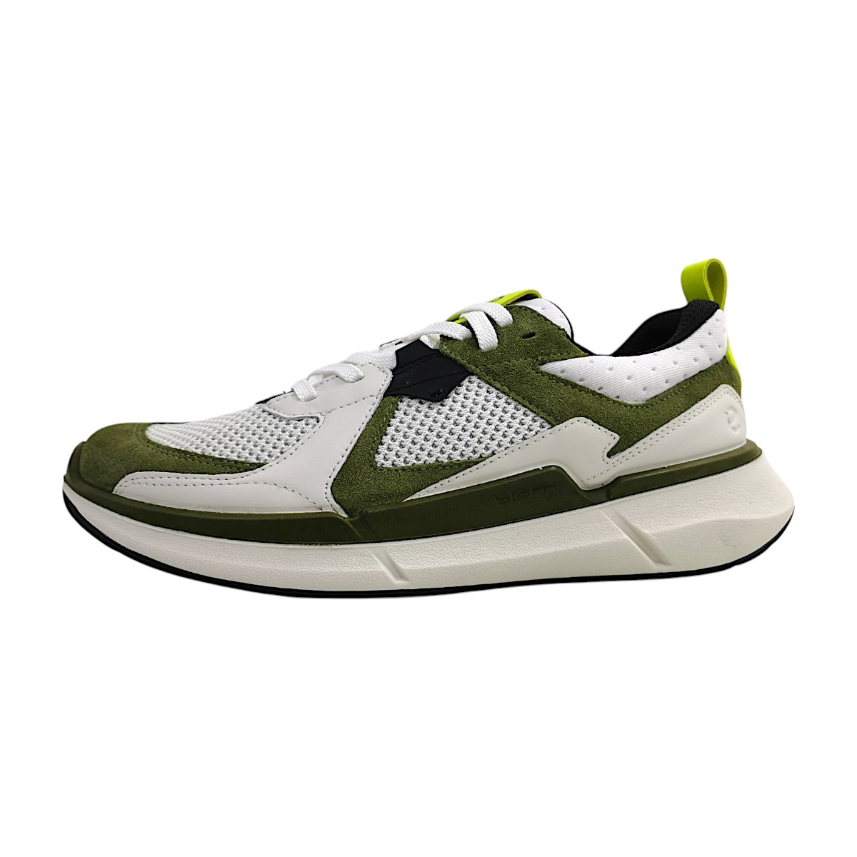 Ecco Biom 2.2 Lea Tex Herrenschuhe sportlicher Schnürer Weiß Freizeit