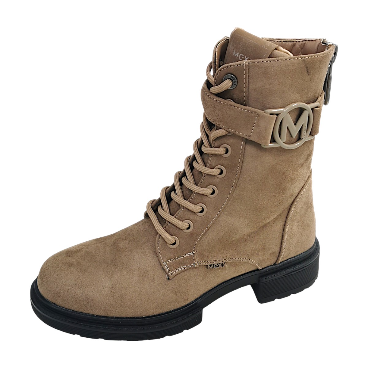 Mexx Kimberly Glad Damenschuhe Schnürstiefel Grau Freizeit (dk. taupe 2009, Größe 41 EU)