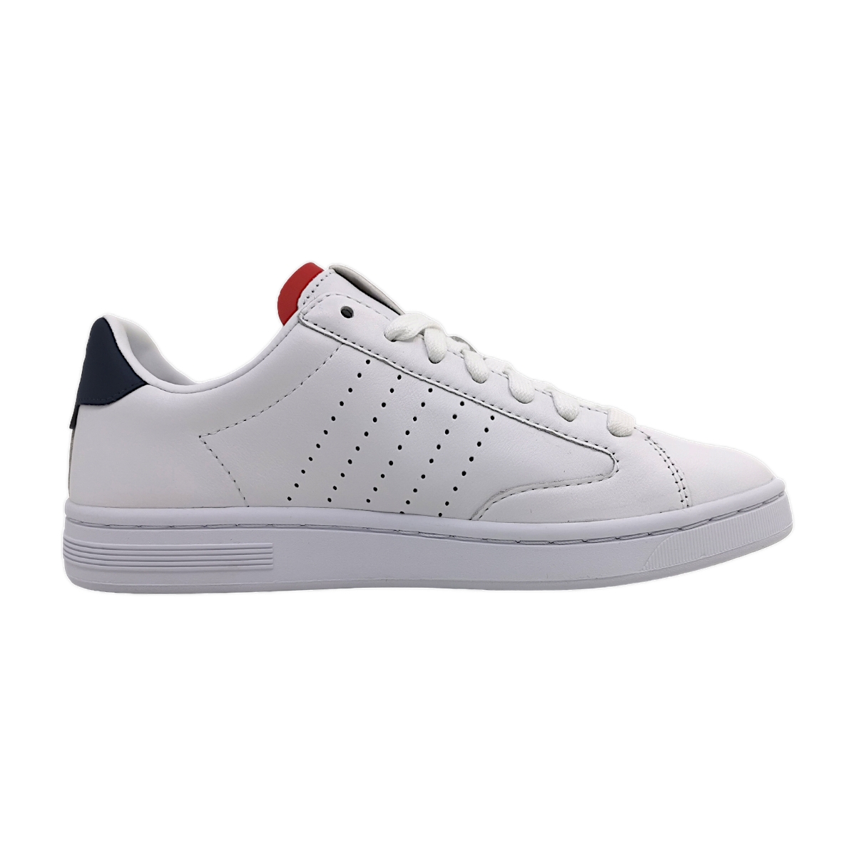 K-Swiss LOZAN KLUB 07263-918-M Weiß White/Samba/Peacot