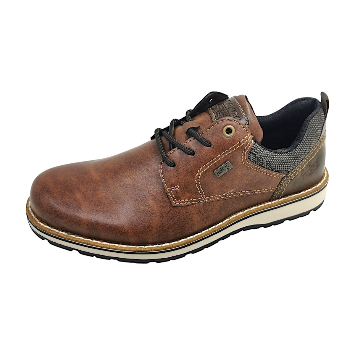Rieker 38406-24 Braun wood/toffee/schwarz