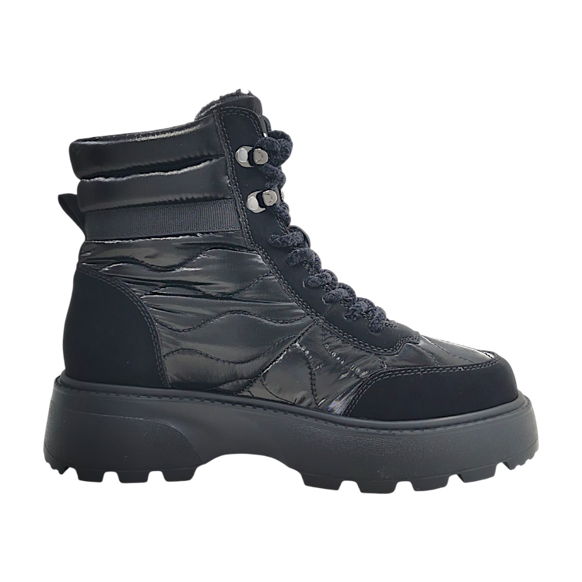 Blauer USA Blanca Damenschuhe Schnürstiefel Schwarz Freizeit (Black BLK, Größe 37 EU)