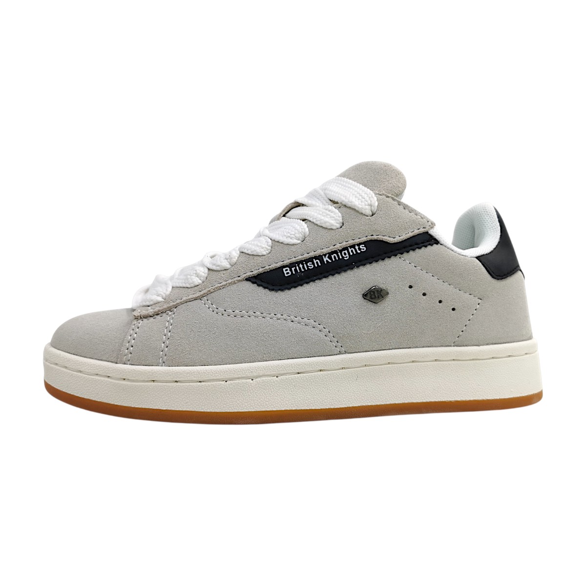 British Knights Damenschuhe Schnürschuhe Sportive Grau Freizeit