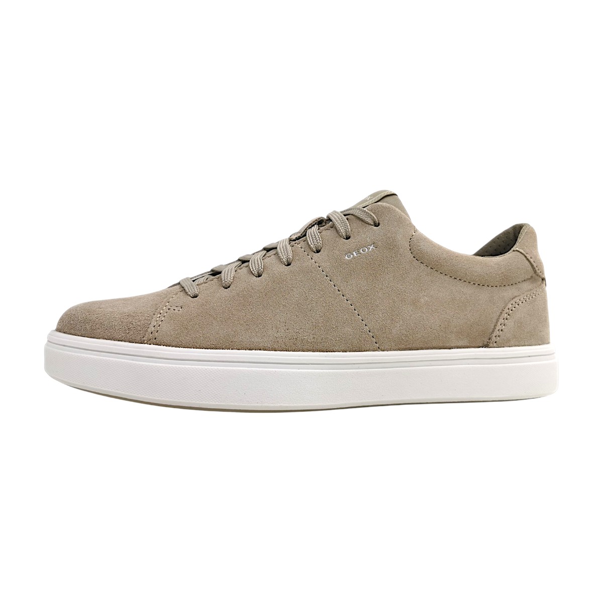 Geox Assister Herrenschuhe Schnürschuhe sportlicher Schnürer Beige Freizeit