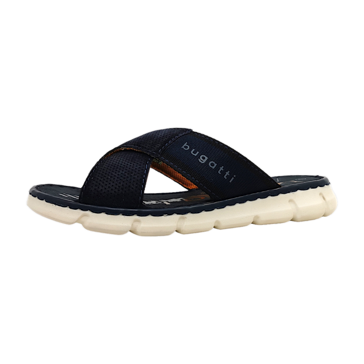 Bugatti Herrenschuhe Pantoletten Blau Freizeit