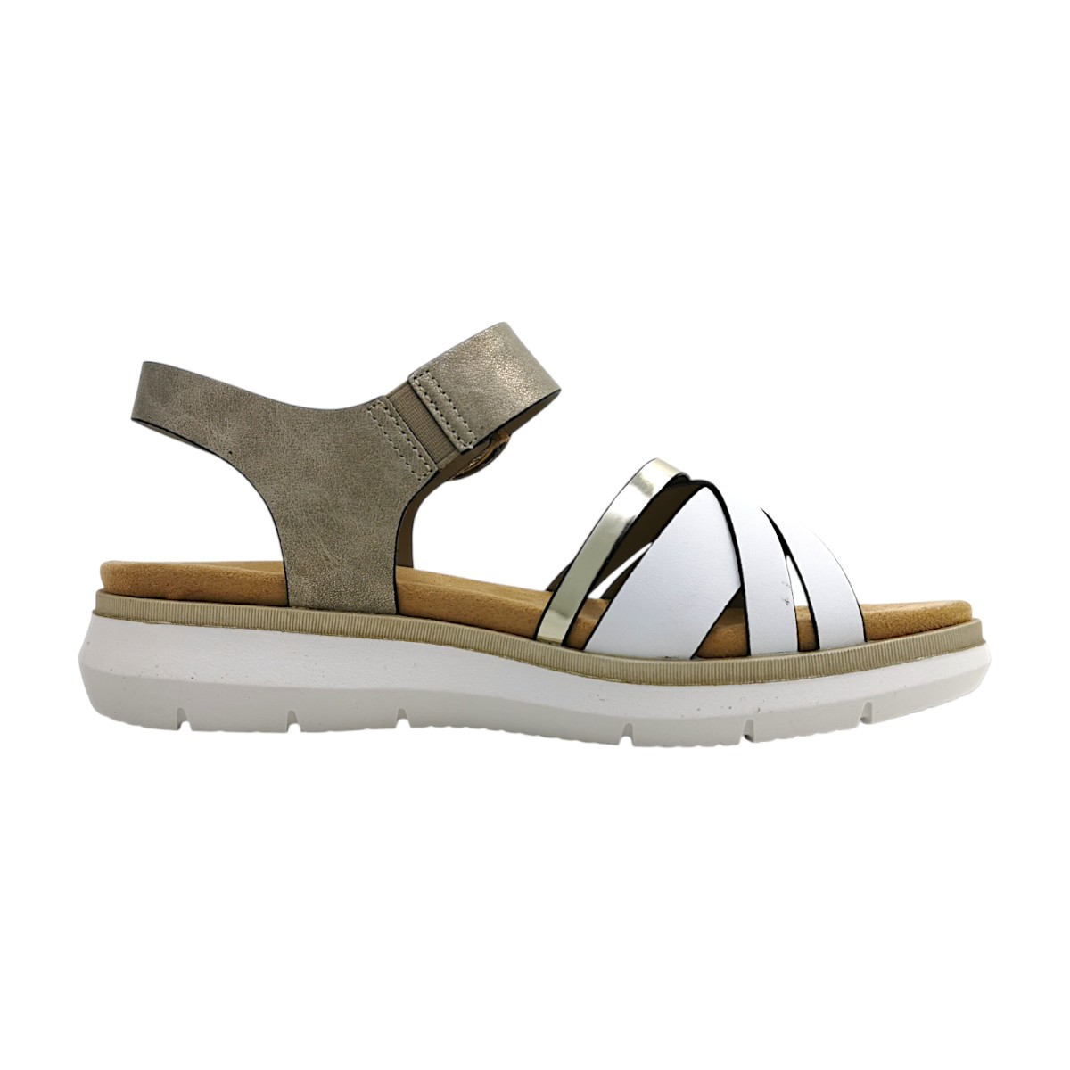 Remonte D2K55-90 Beige weiss-metallic 90