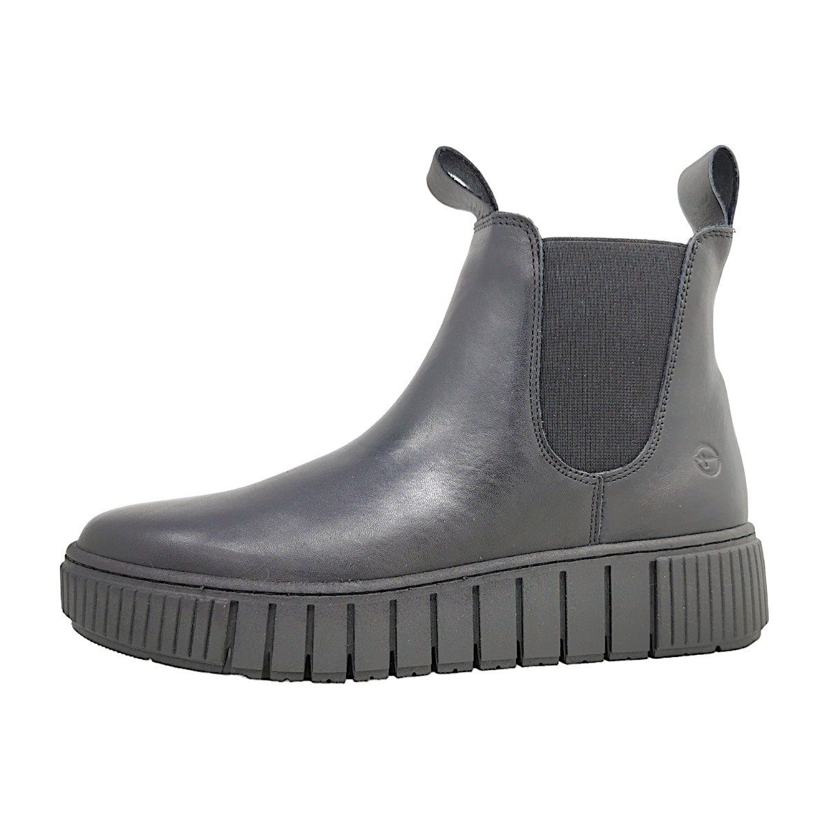 Tamaris Damenschuhe Stiefel Schwarz Freizeit (003- Black Leather, Größe 39 EU)