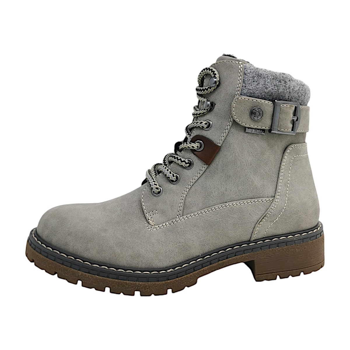 Jane Klain Damenschuhe Stiefeletten Schnürer Stiefel Grau Freizeit Jane Klain Damenschuhe Stiefeletten Schnürer Stiefel Grau Freizeit