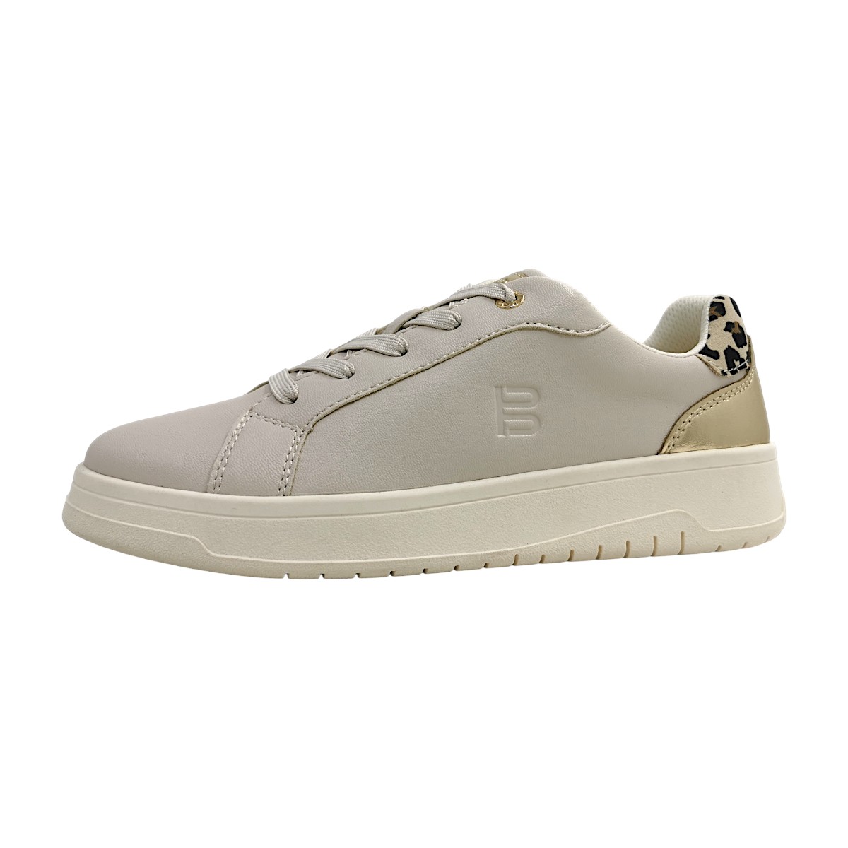 Bagatt Damenschuhe sportlicher Schnürer Beige Freizeit Bagatt Damenschuhe sportlicher Schnürer Beige Freizeit