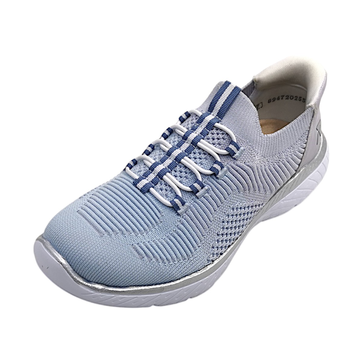 Rieker Knitup219/Morelia M5066-30 Blau aqua-lilac