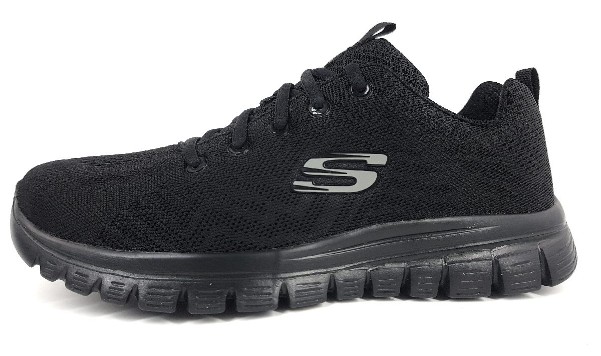 Skechers Graceful 12615 BBK Schwarz Black BBK