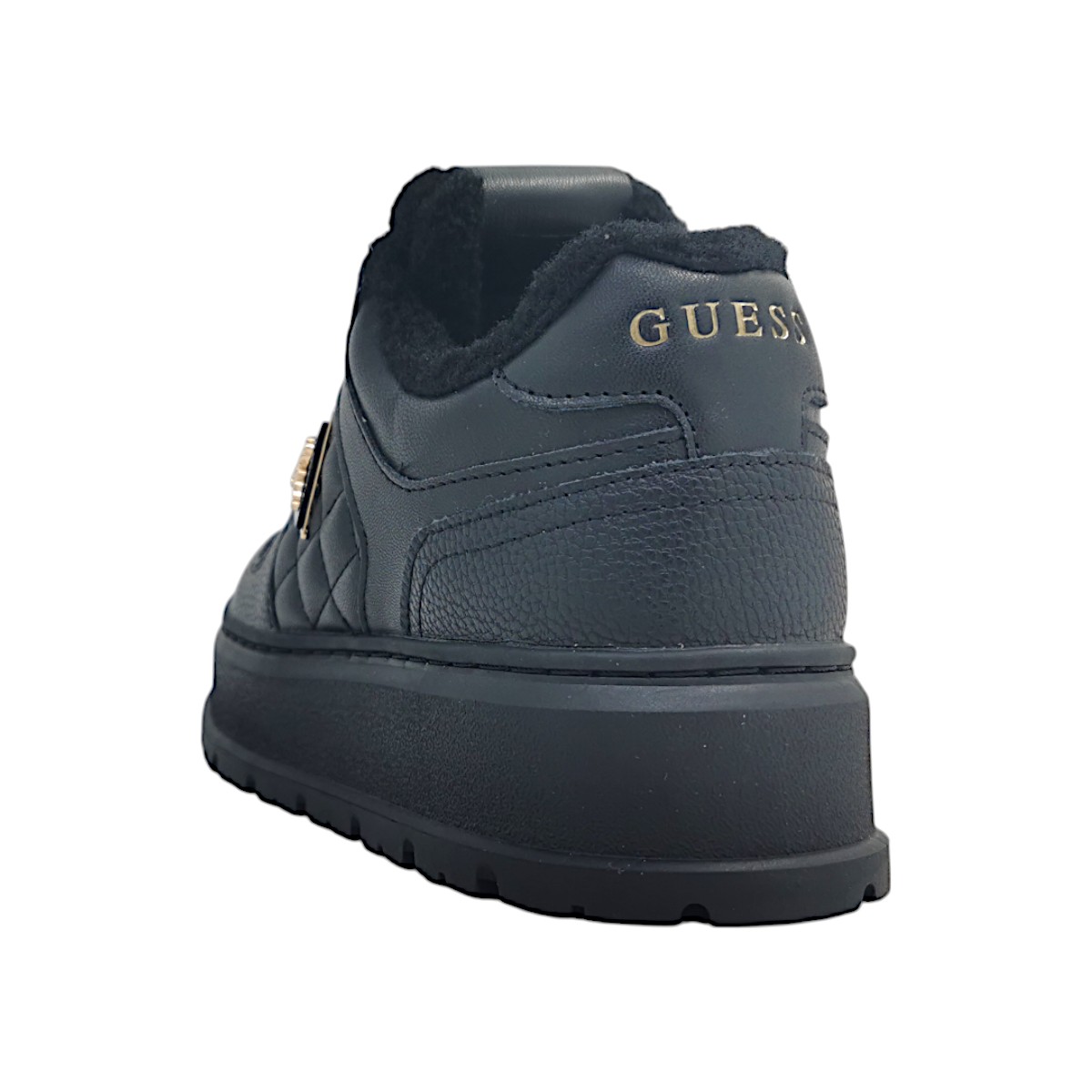 Guess Damenschuhe Schnürschuhe Sportive Schwarz Freizeit (Black, Größe 39 EU)