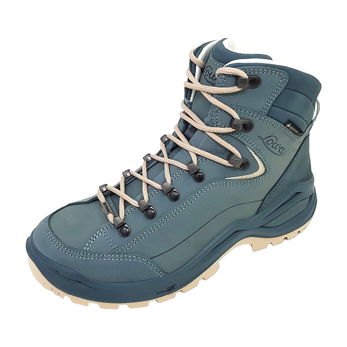 Lowa RENEGADE 100 GTX MID Ws Sportschuhe Damen Wanderschuhe Blau Freizeit