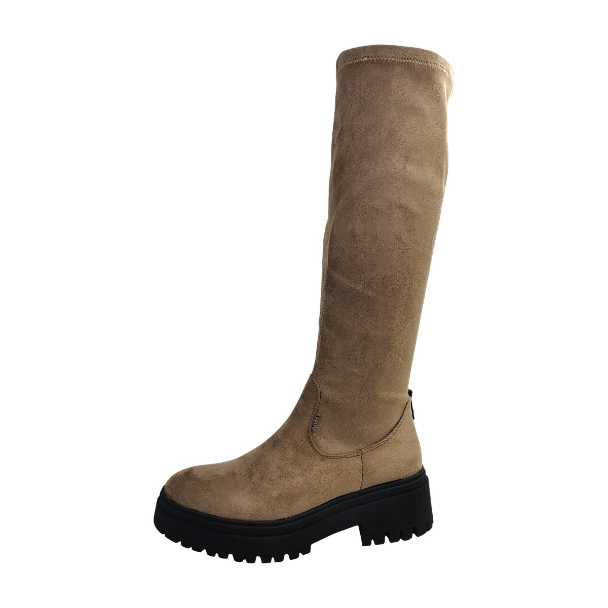 Mexx Phaedre Keto Damenschuhe Reißverschluss Schaftstiefel Beige Freizeit