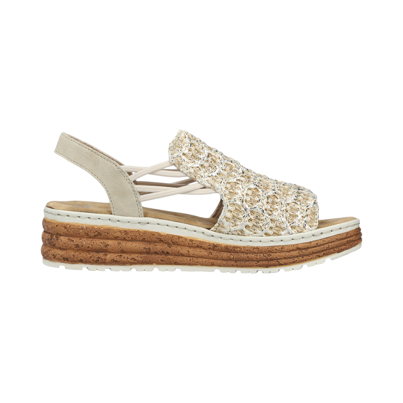Rieker 6274160 627 62741-60 Beige beige/silber 60