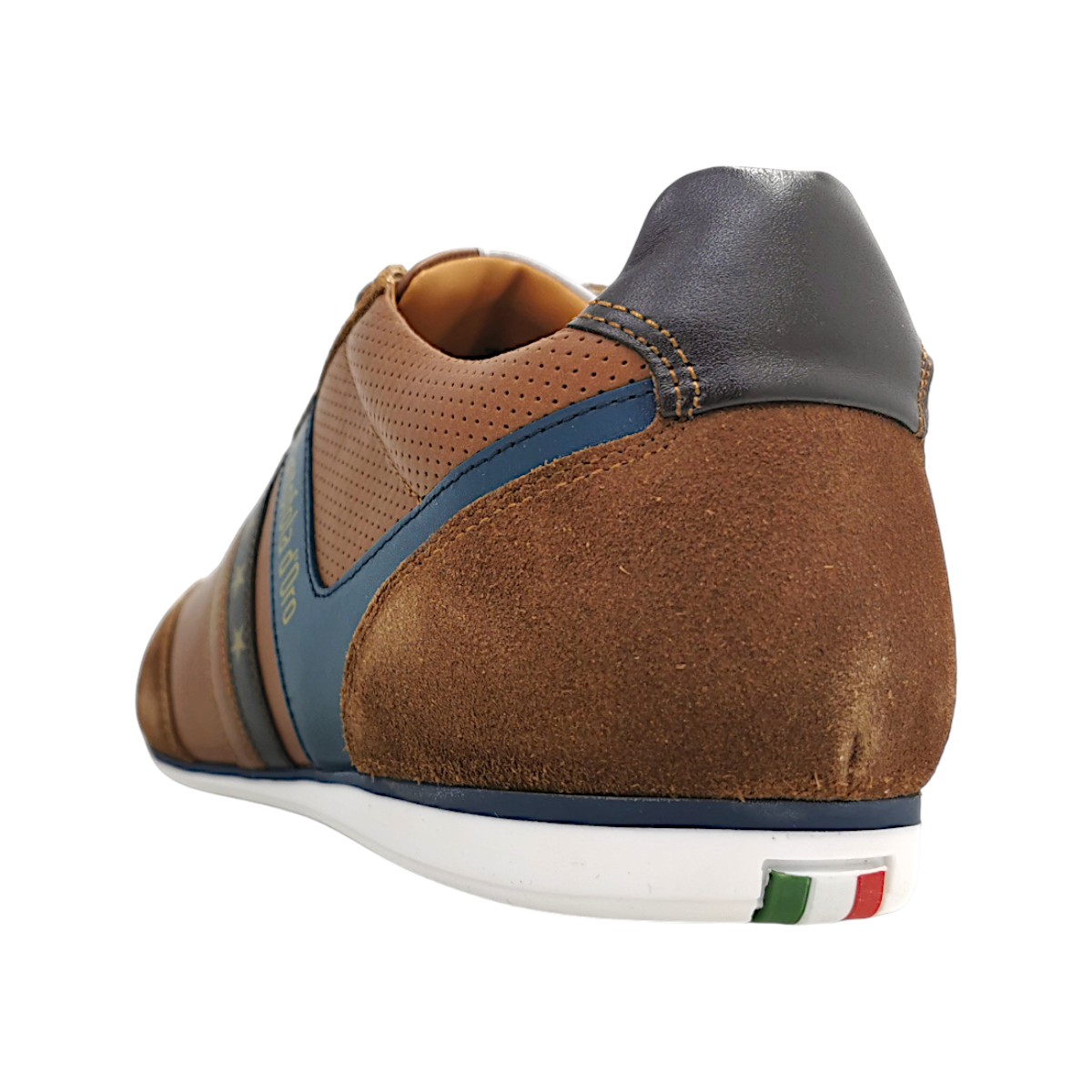 Pantofola d`oro Vasto Low PD001004153M-01-2116 Braun cognac/navy 2116 Pantofola d`oro Vasto Low PD001004153M-01-2116 Braun cognac/navy 2116