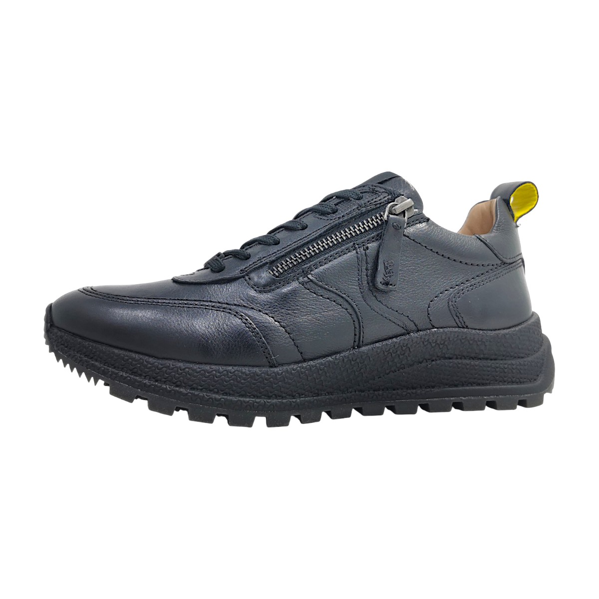 Salamander Damenschuhe sportlicher Schnürer Schwarz Freizeit