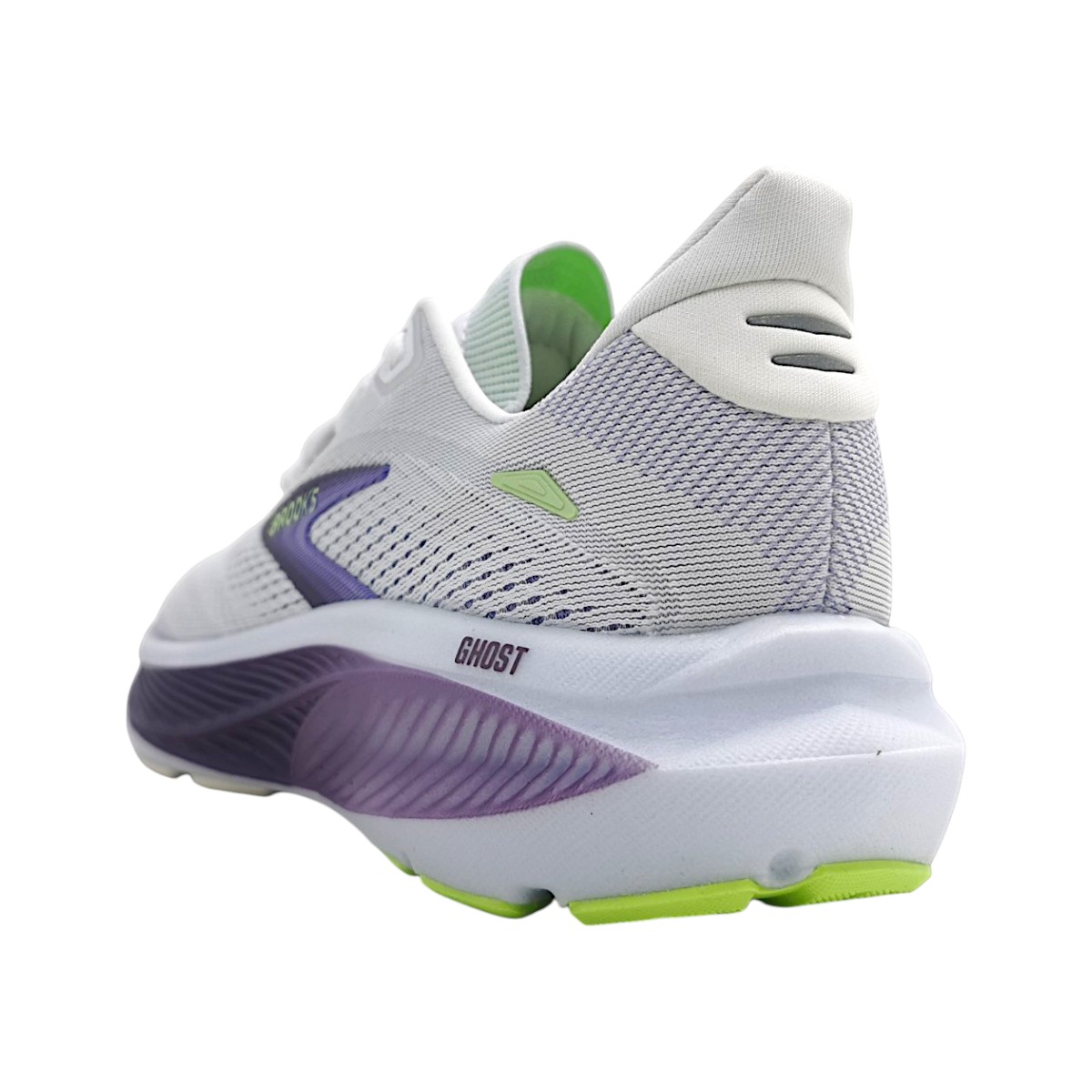 Brooks Ghost 18 1204821B Weiß weiß/purple 194 Brooks Ghost 18 1204821B Weiß weiß/purple 194