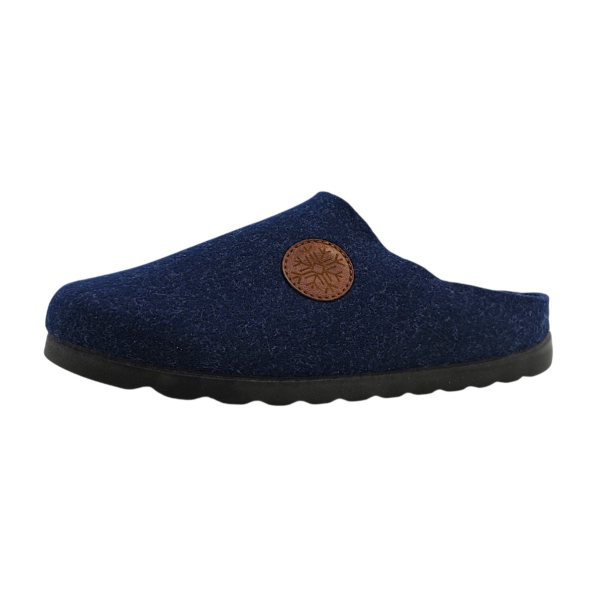 Becker Tiger Herrenschuhe Hausschuhe Pantolette Blau Freizeit
