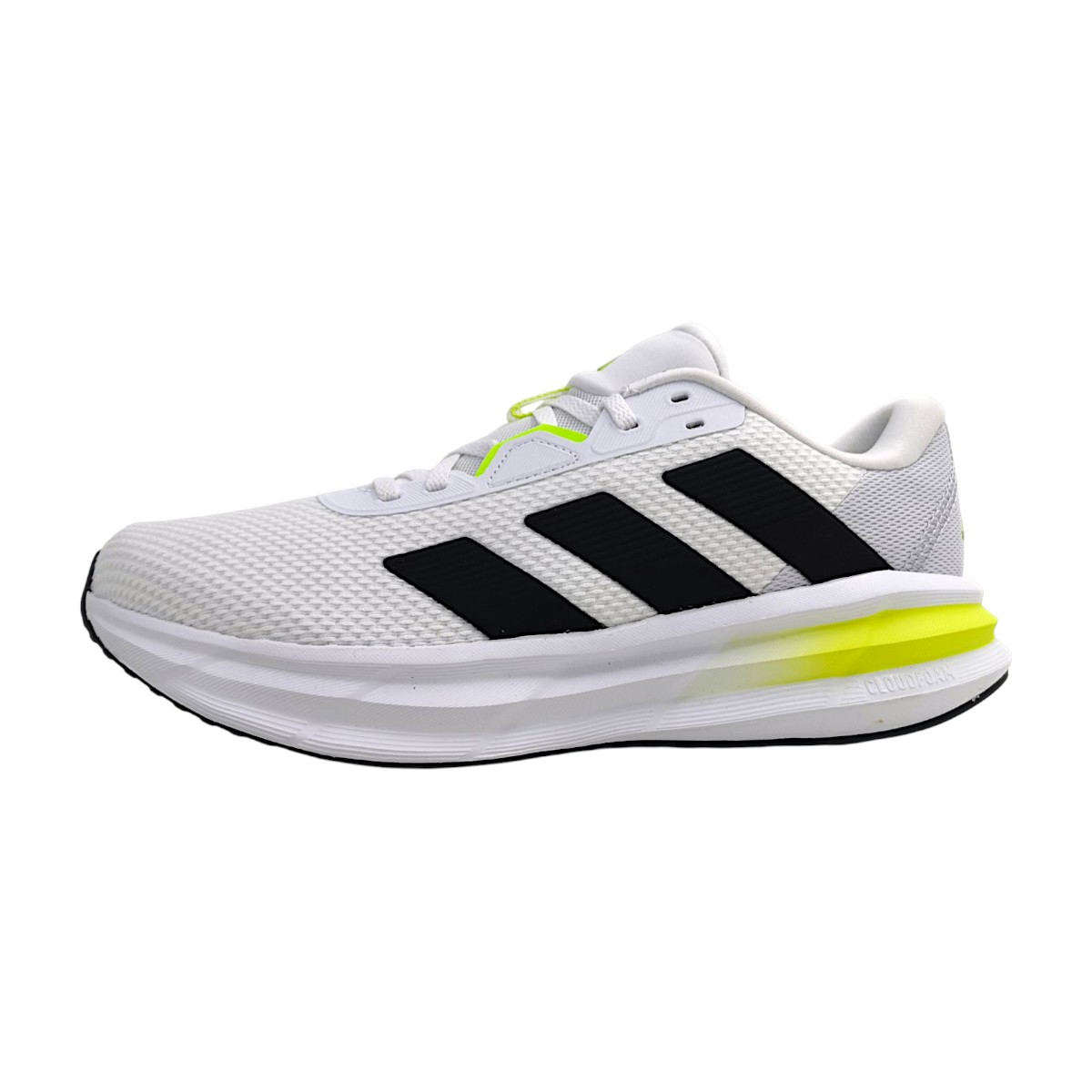 adidas Galaxy 7M Sportschuhe Damen Trainingsschuhe Weiß Sport (White/Black/Slime, Gr. 2:11)