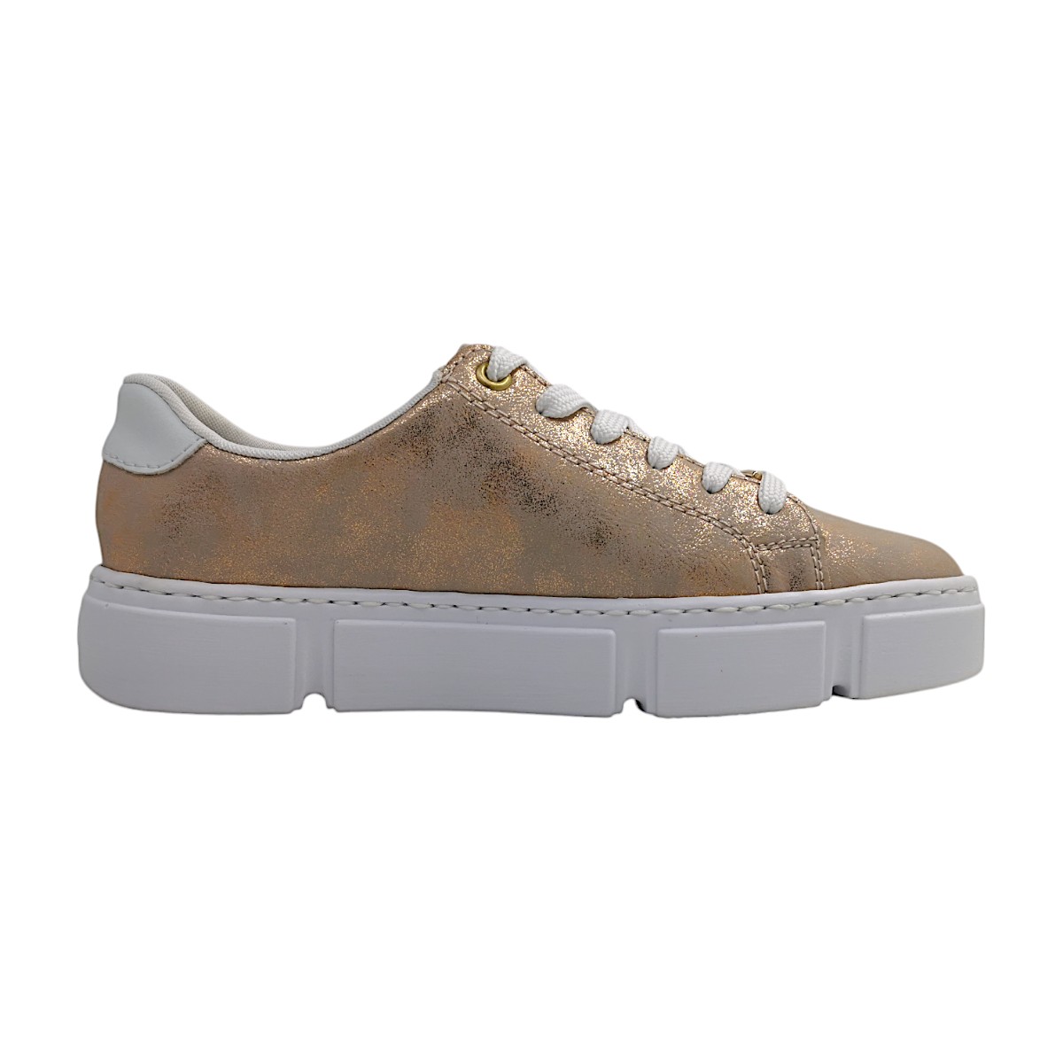 Rieker Nanao/Alabama N5917-90 Rosa rosegold/weiß 90