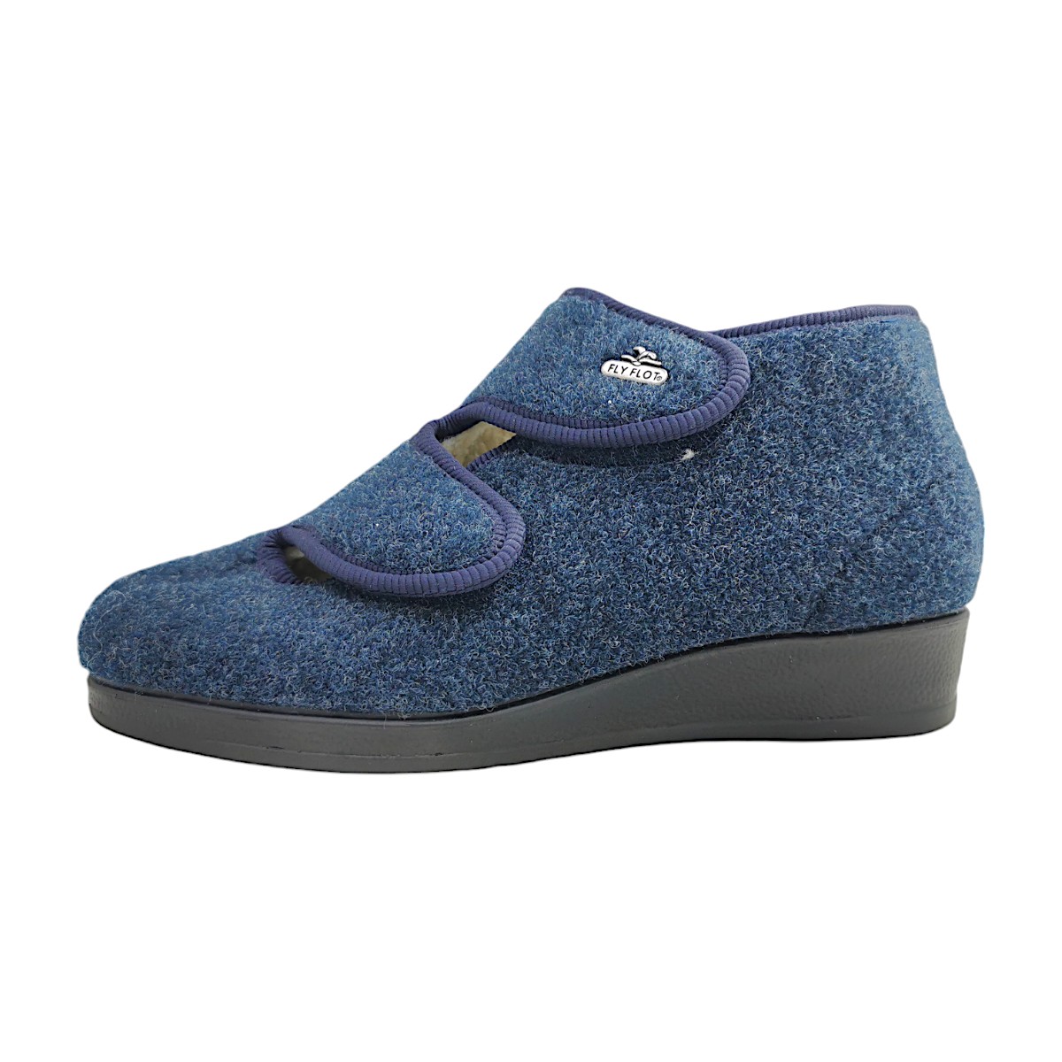 FLY FLOT Damenschuhe Hausschuhe Blau Freizeit