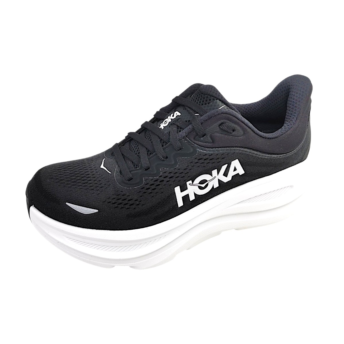 Hoka W Bondi 9 1162012B-BWHT Schwarz black/white BWHT