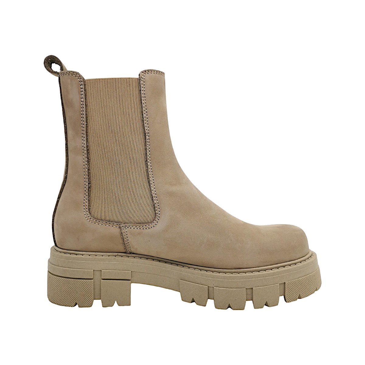 Apple of Eden Damenschuhe Stiefel Beige Freizeit