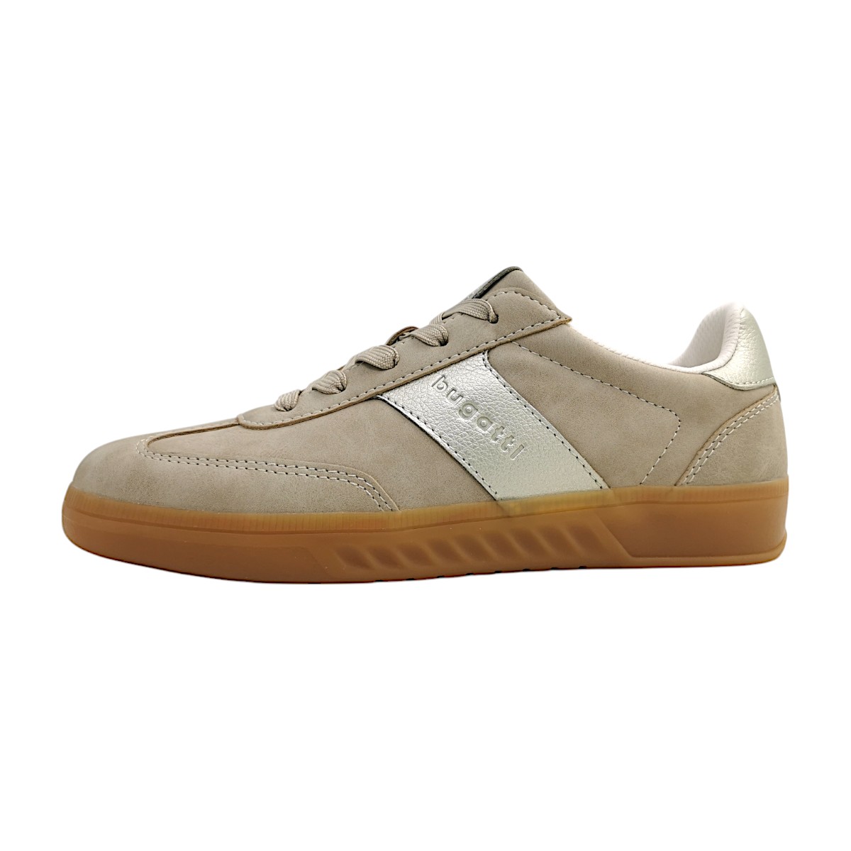 Bugatti Woman Alison Evo Damenschuhe Schnürschuhe Beige Freizeit