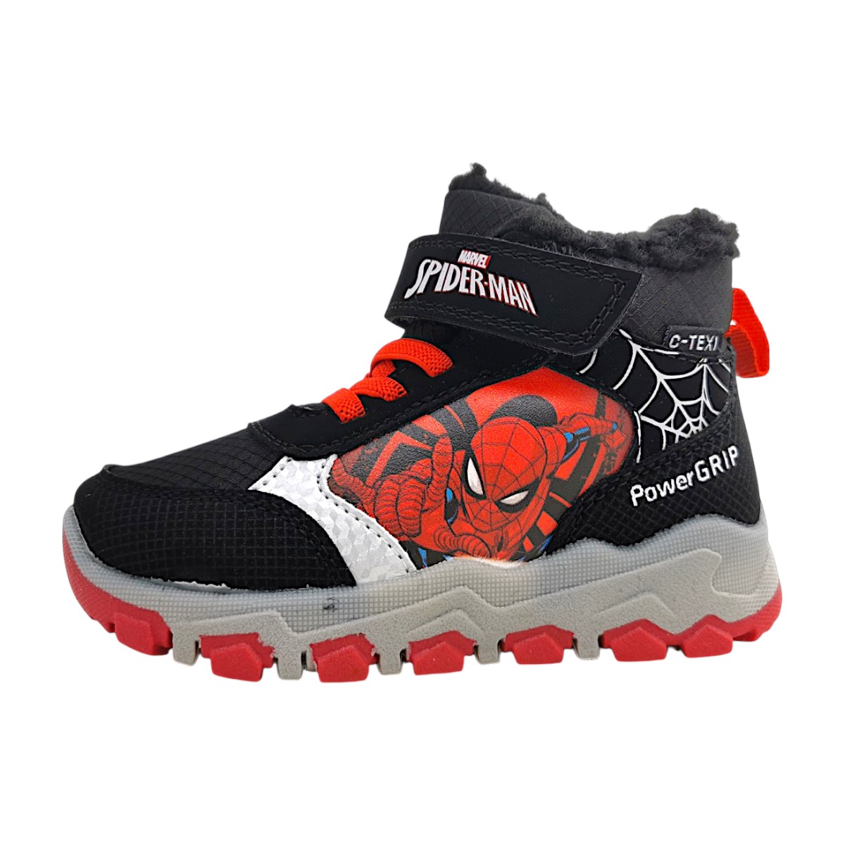 Leomil Spiderman Snowboot Bootie SP015607 Schwarz black/red