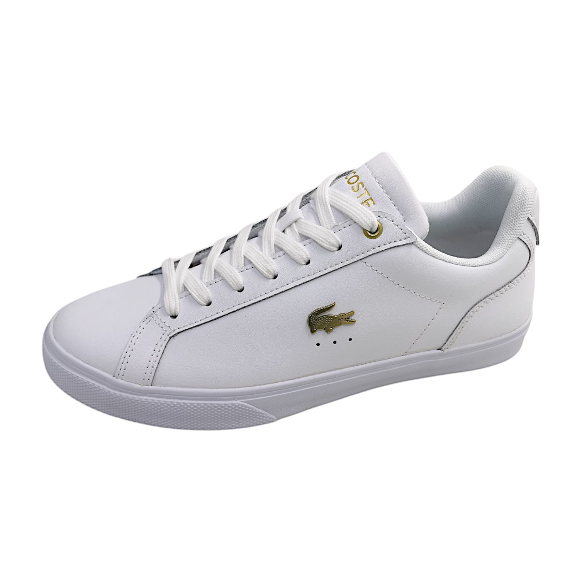 Lacoste Lerond Pro Sneakers 48CFA0006 Weiß 216- White/Gold Lacoste Lerond Pro Sneakers 48CFA0006 Weiß 216- White/Gold