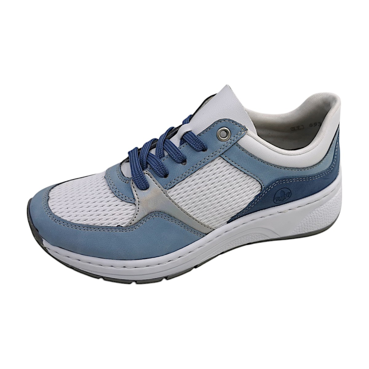 Rieker Dollaro N6502-12 Blau ciel/bleu/weiß/perlmutt
