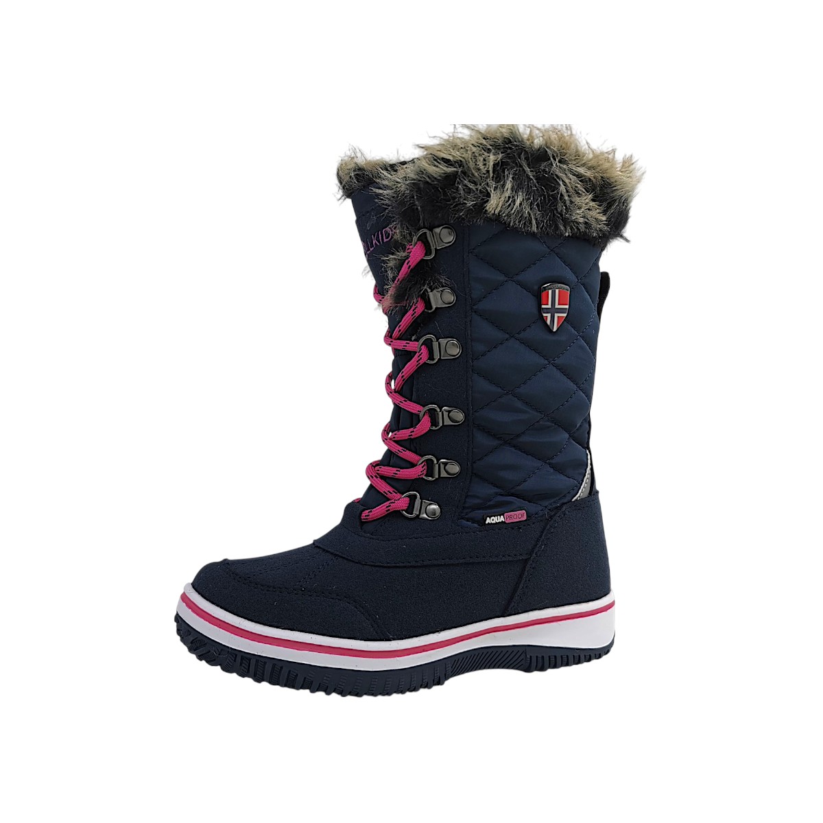 Trollkids Holmenkollen Snow XT 769-114 Blau navy/magenta