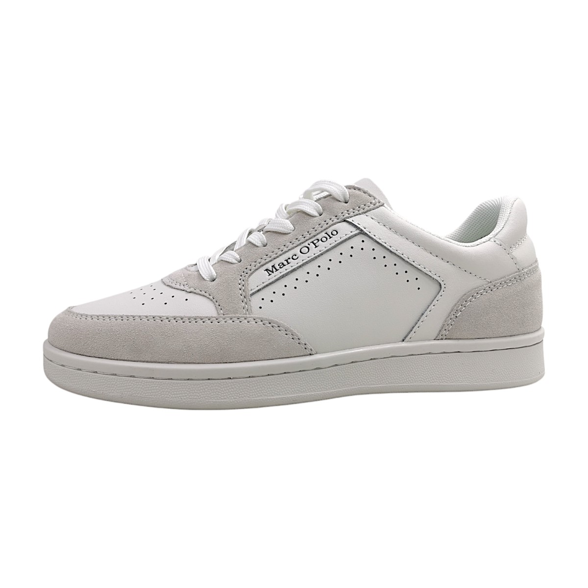 Marc O'Polo Damenschuhe Schnürschuhe Weiß Freizeit