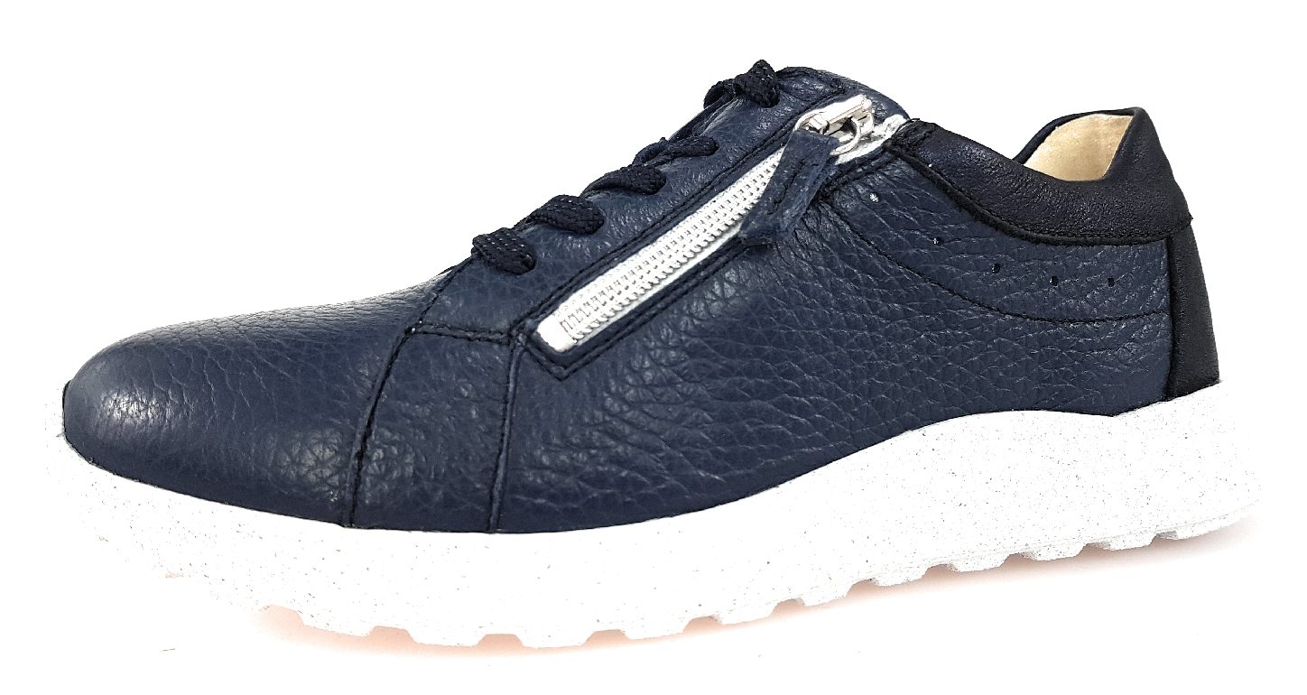 Waldläufer Alina Damenschuhe Schnürschuhe Sportive Sneaker Blau Freizeit