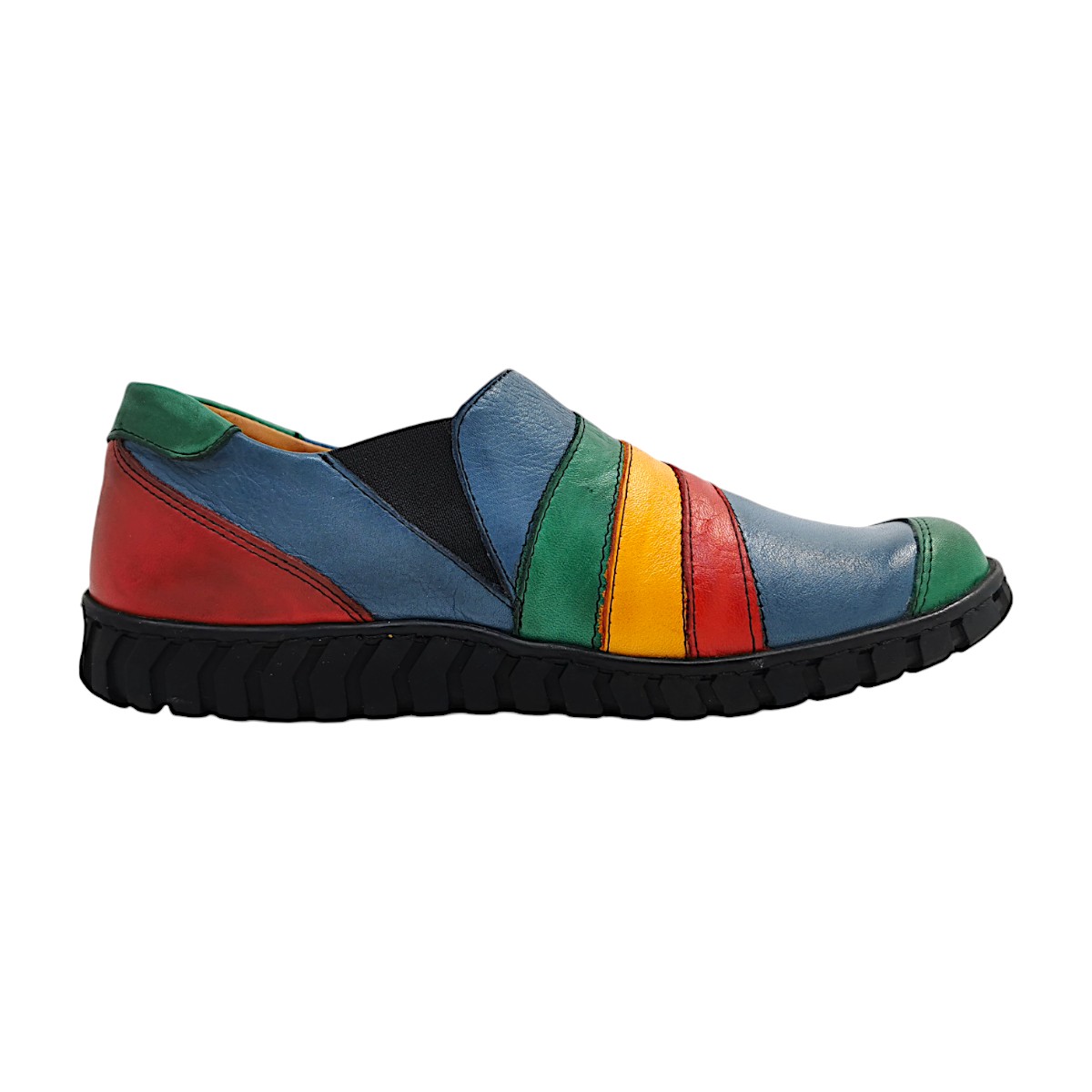 Gemini Anilina Slipper 033062 Mehrfarbig 078- Grün/Blau