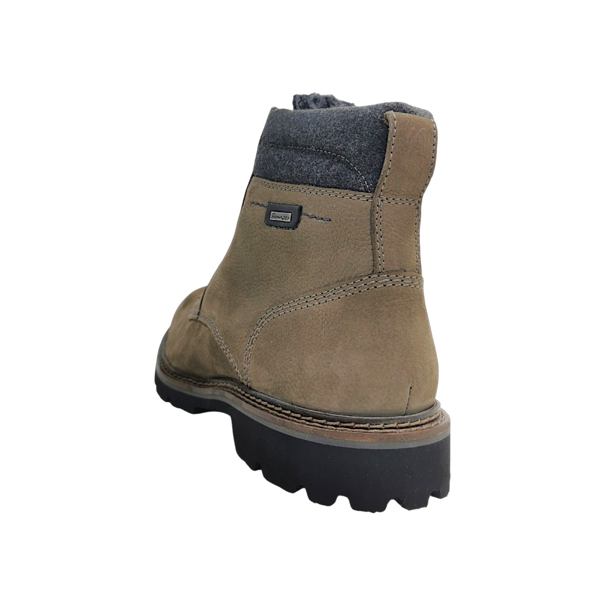 Sioux Addrik 704 Herrenschuhe Warmfutter Schnürstiefel Braun Freizeit (lava/dark grey, Gr. 2:7.5)